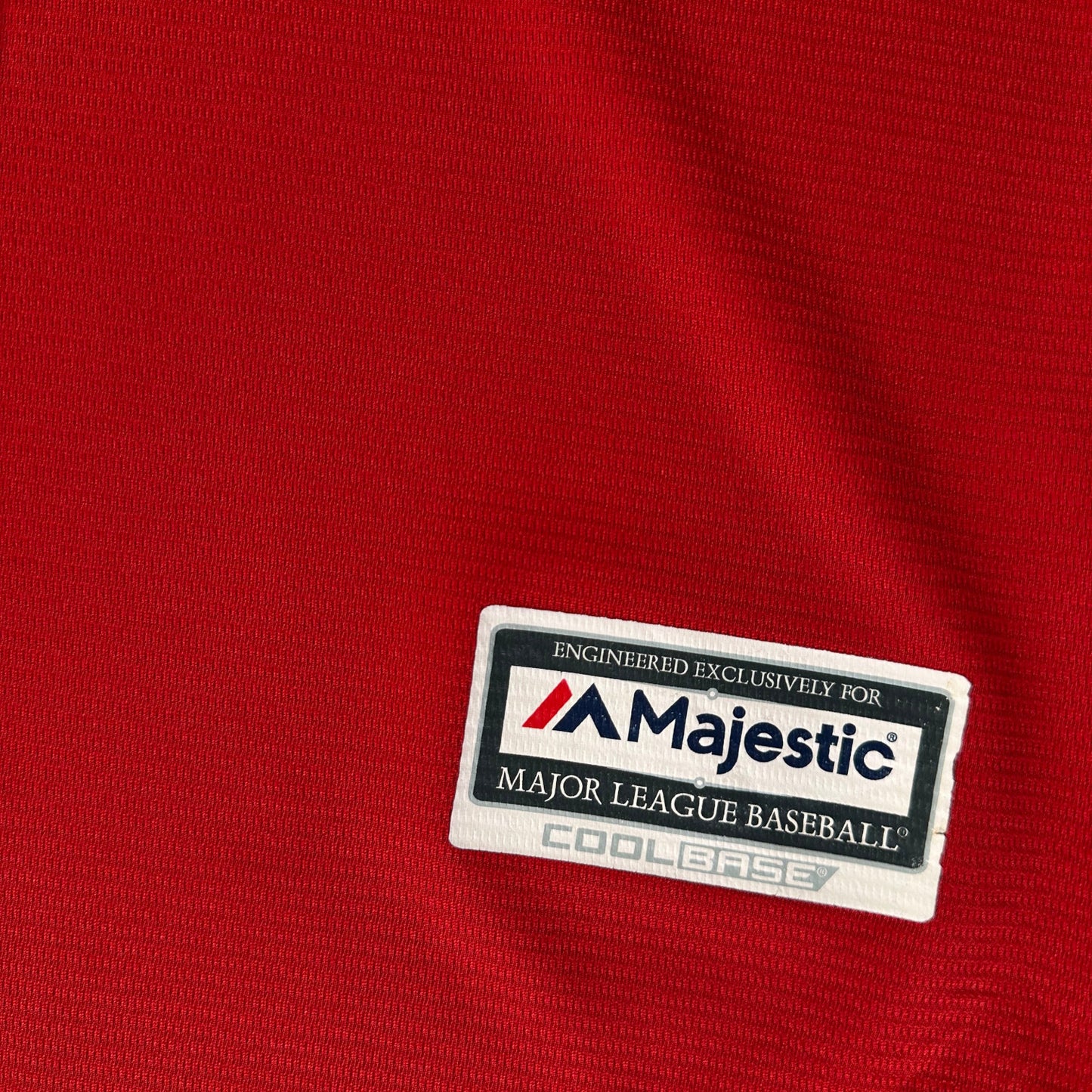 Majestic MLB Washington Nationals Red Alternate Red Jersey
