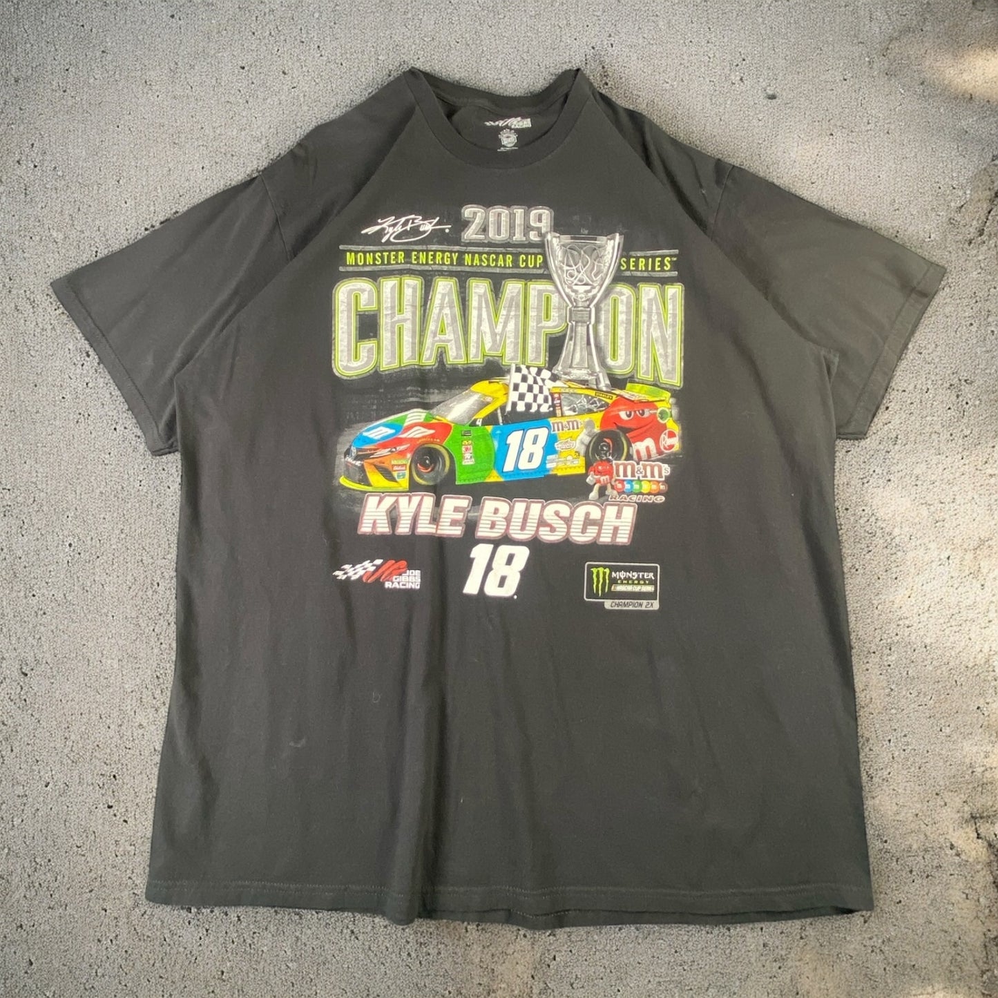 Kyle Busch Monster Energy Cup Championship T-shirt