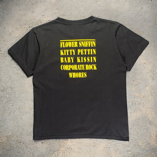 Nirvana Flower Sniffin Black T-shirt