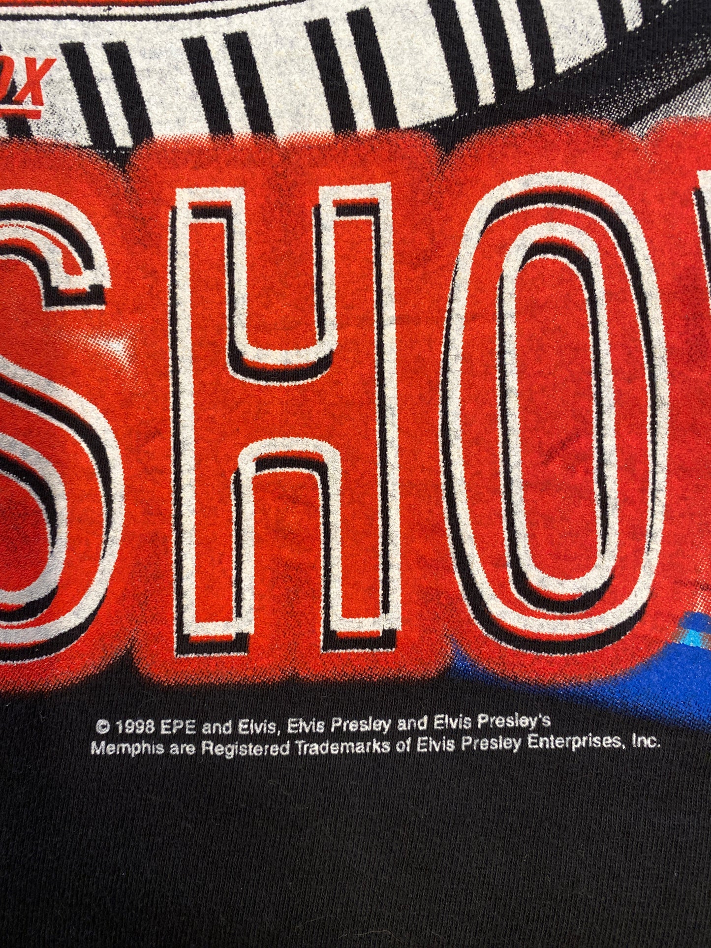 1998 Rusty Wallace x Elvis Presley Nascar Las Vegas T-shirt