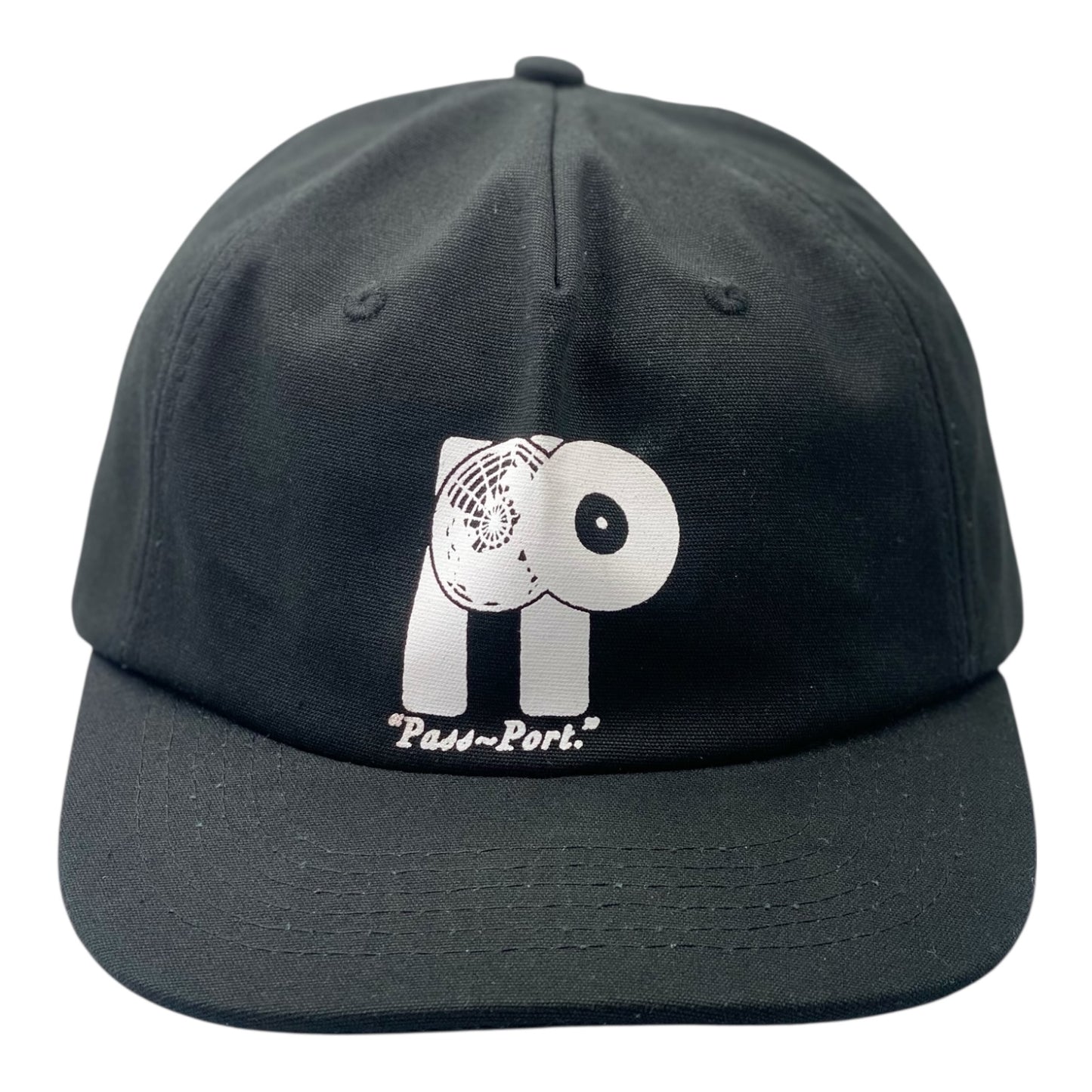 Pass-Port Print Logo Black Cap