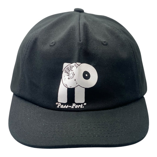 Pass-Port Print Logo Black Cap