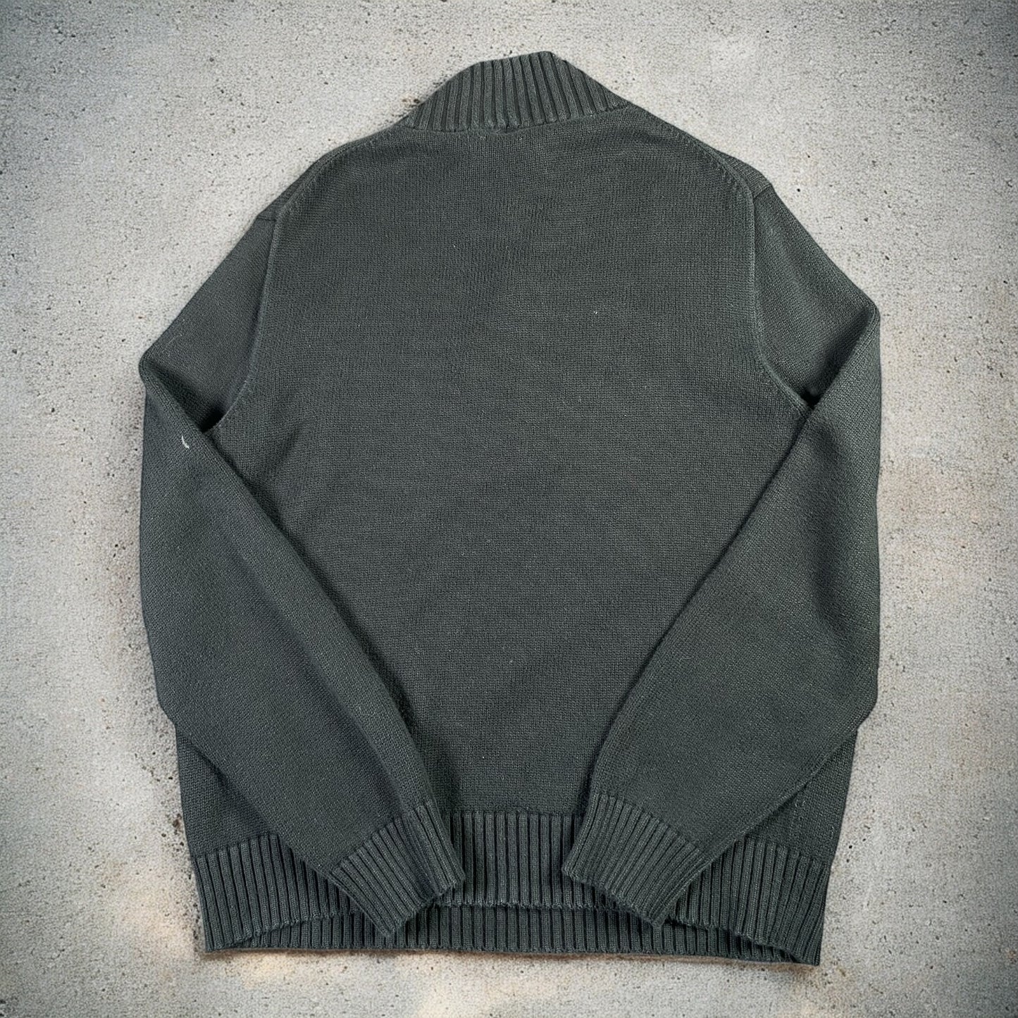 Polo Ralph Lauren Quarter-Zip Long Sleeve Black Sweater