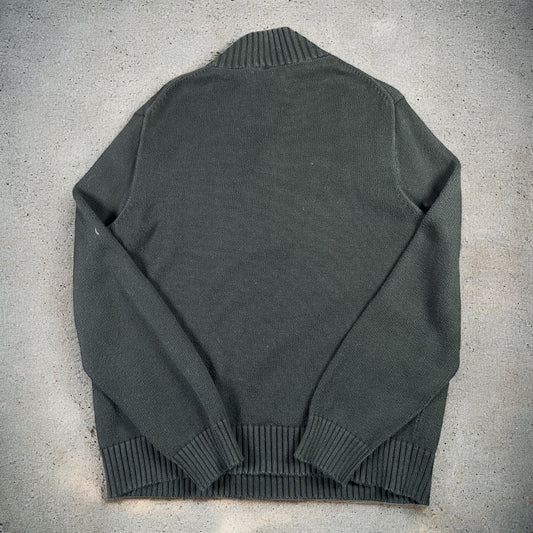 Polo Ralph Lauren Quarter-Zip Long Sleeve Black Sweater