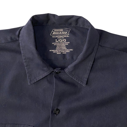 Dickies Work Shirt Navy Temp-iQ Cooling