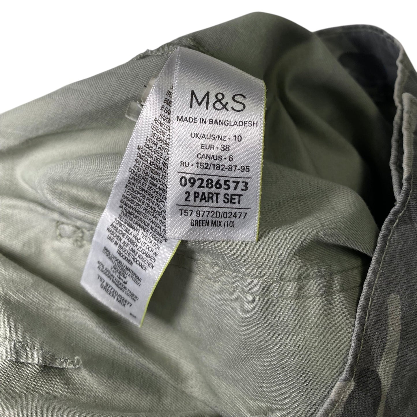M&S Collection Grey Camo Cargo Shorts