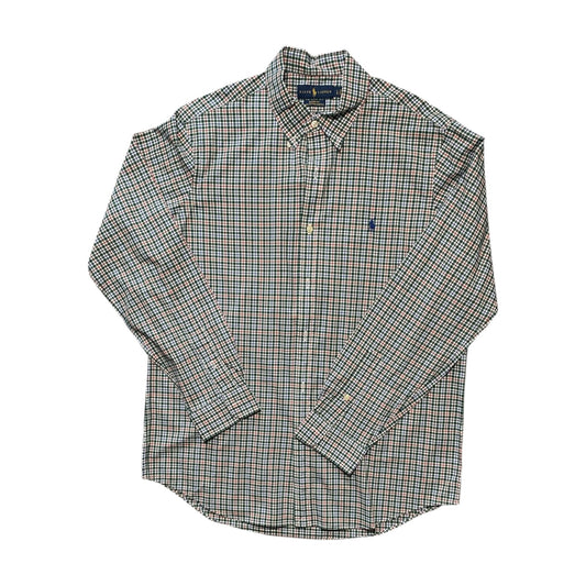 Ralph Lauren Green, Red, Blue & White Chequered Button-Up Shirt