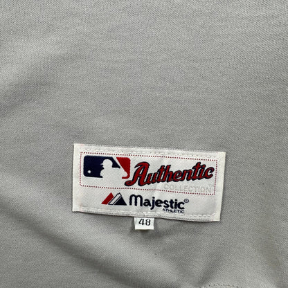 Majestic MLB Boston Red Sox Authentic Road Gray Jersey