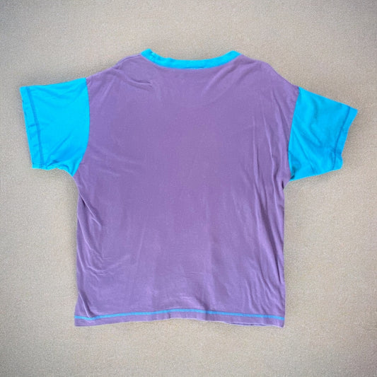 Popeye Graphic Blue & Purple T-shirt