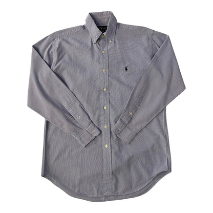 Ralph Lauren Blue & White Striped Blake Button Down Shirt