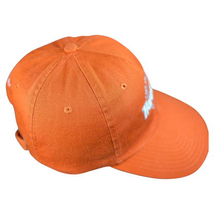 Digg It Thrift & Vintage burnt orange Hard Rock Cafe Cancun Save the Planet baseball cap with embroidered logo