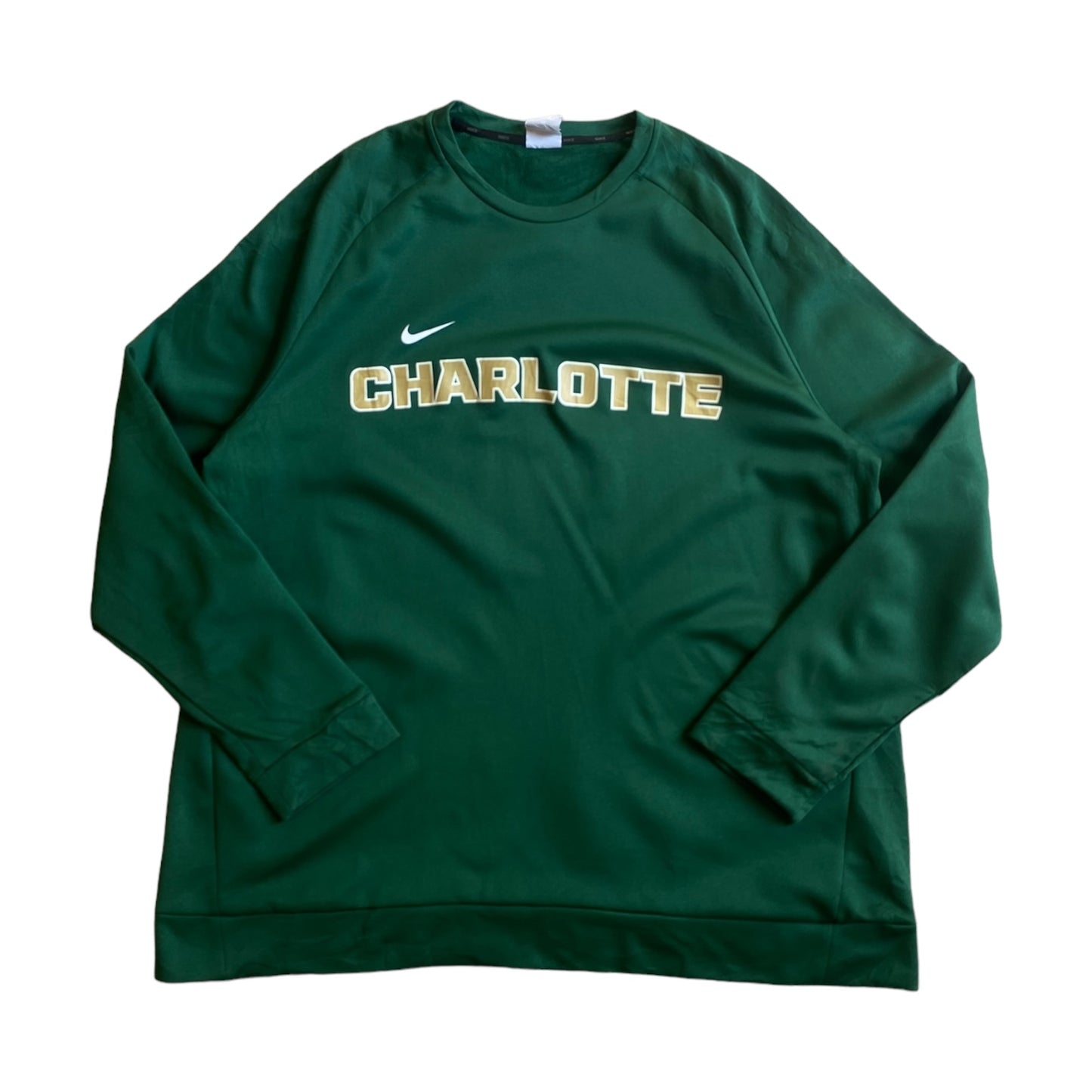 Nike Charlotte Green Thermal Sweater