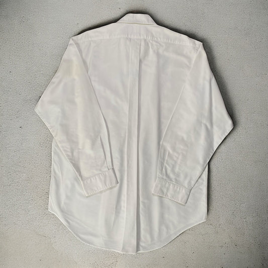 Ralph Lauren White Long Sleeve Button Down Shirt