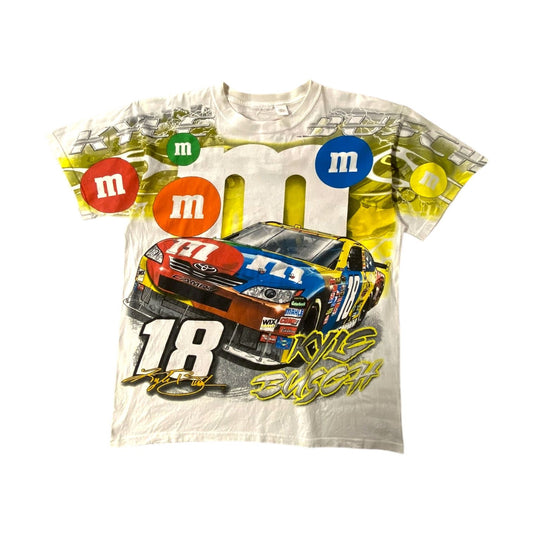 Vintage NASCAR Kyle Busch M&M T-Shirt