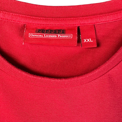 Official Ferrari Licensed Product Scuderia Shield Red T-shirt