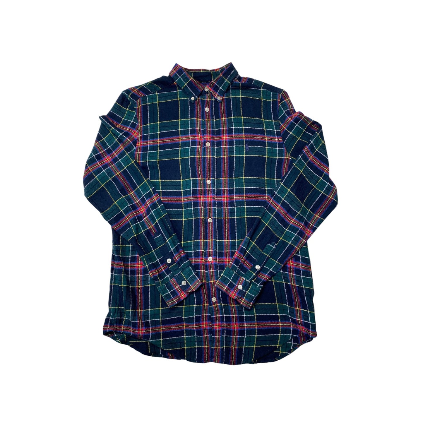 Polo Ralph Lauren Classic Fit Dark Forest Plaid Flannel Shirt