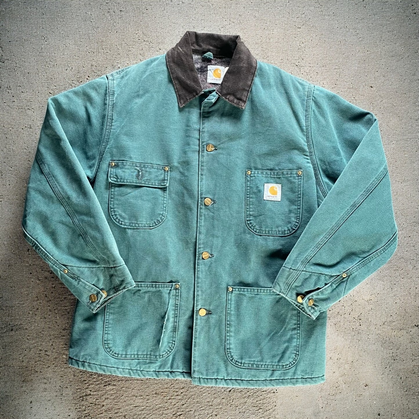 Carhartt Michigan Chore Coat Dark Green Jacket