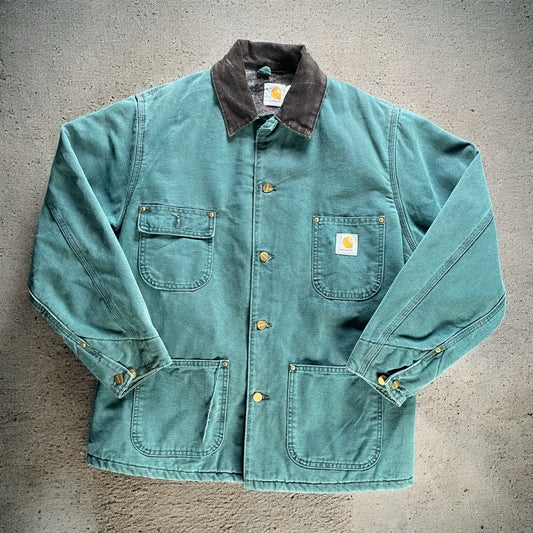 Carhartt Michigan Chore Coat Dark Green Jacket