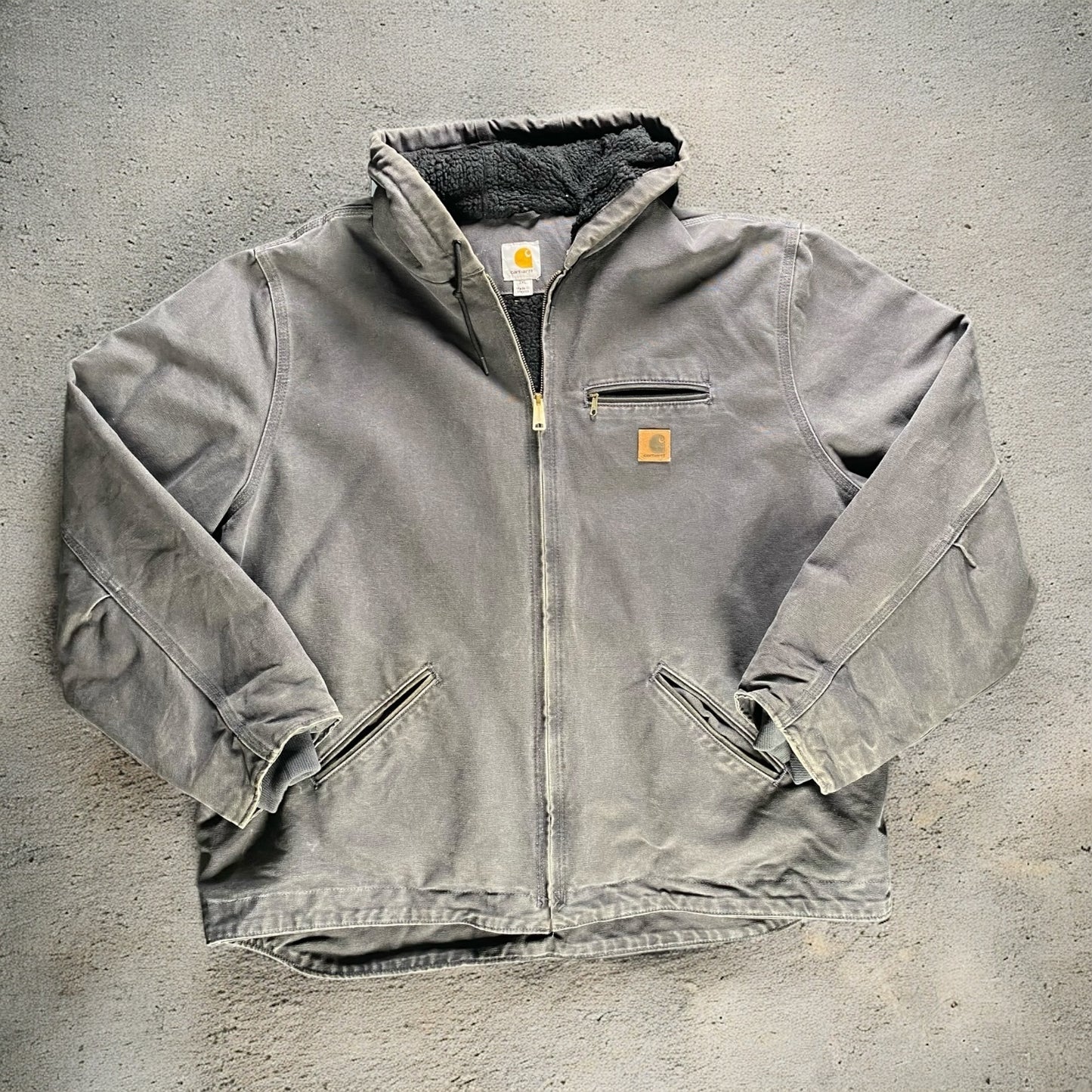 Carhartt Sherpa Lined Sandstone Sierra Grey Jacket