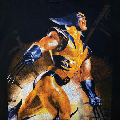 Vintage 90's Wolverine Marvel Black Tee