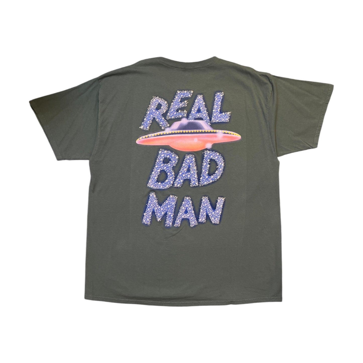 Real Bad Man Beware Of Flying Saucer T-Shirt