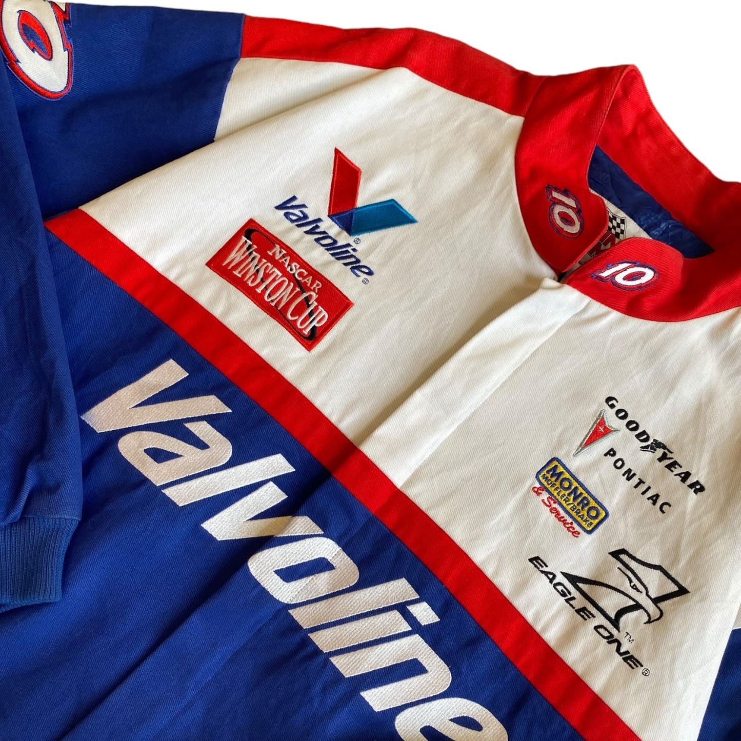 Vintage Nascar Johnny Benson Valvoline Racing Jacket Winston Cup