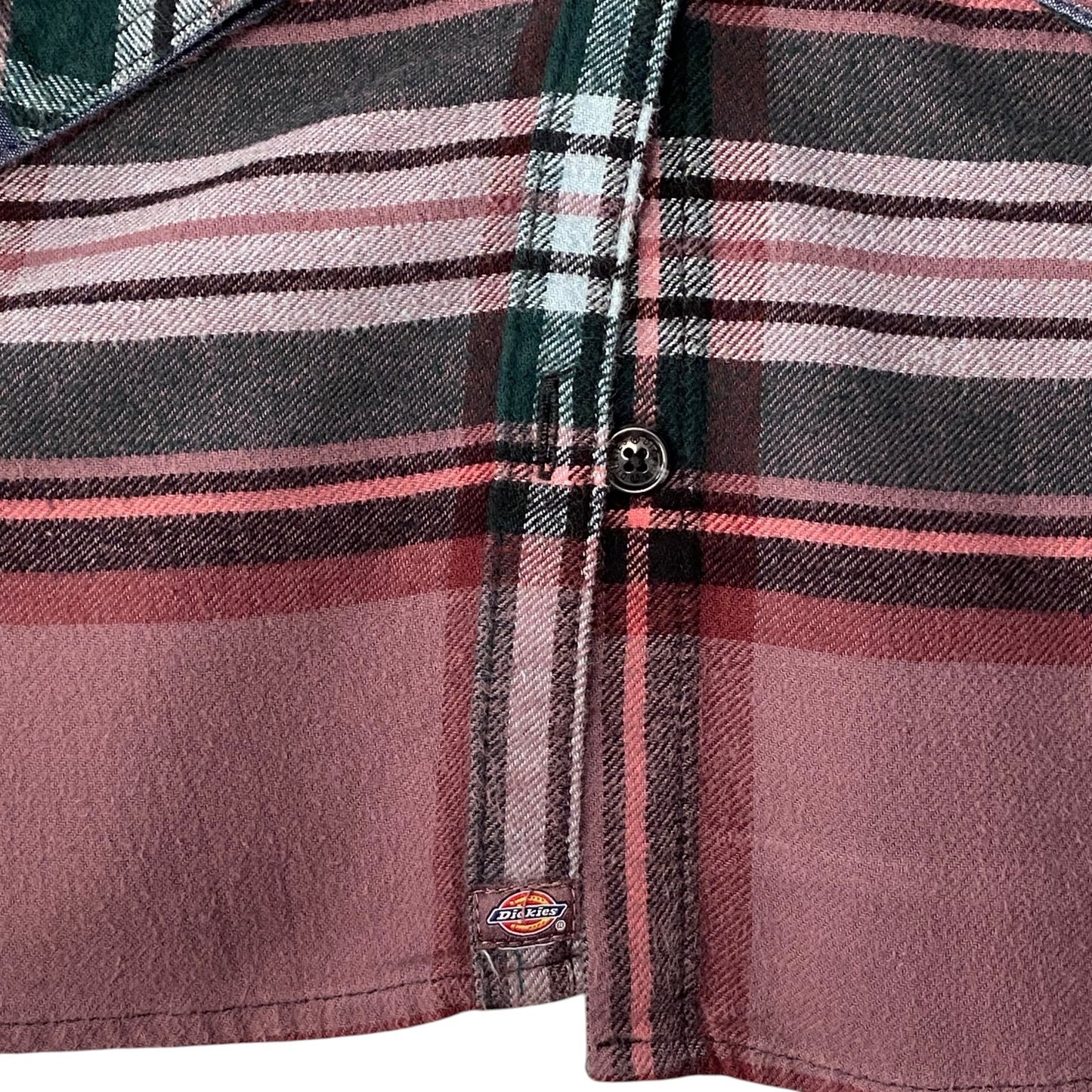 Dickies Women's Long Sleeve Plaid Flannel Shirt