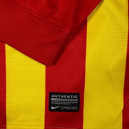 FC Barcelona 2013/14 Senyera Long-Sleeve Away Jersey