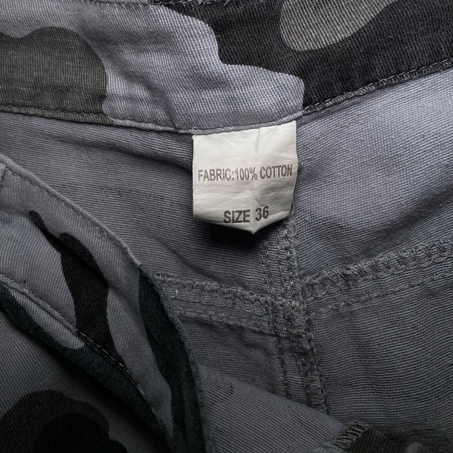 Urban Grey Camo Cargo Shorts