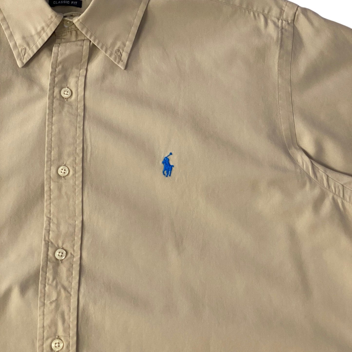 Polo Ralph Lauren Beige Classic Fit Button Down Shirt