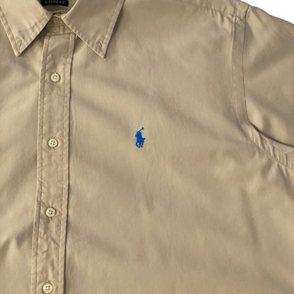Polo Ralph Lauren Beige Classic Fit Button Down Shirt
