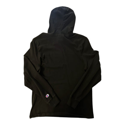 Champion Black Logo Hoodie