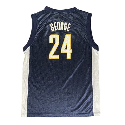 NBA Paul George Indiana Pacers Navy Blue Jersey