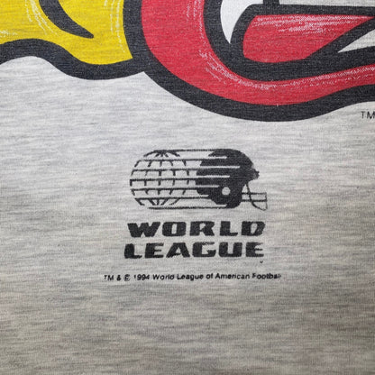 Vintage 1994 Reebok Barcelona Dragons Grey Tee