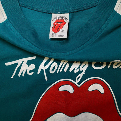 Vintage The Rolling Stones American Flag Tongue Raglan Tee
