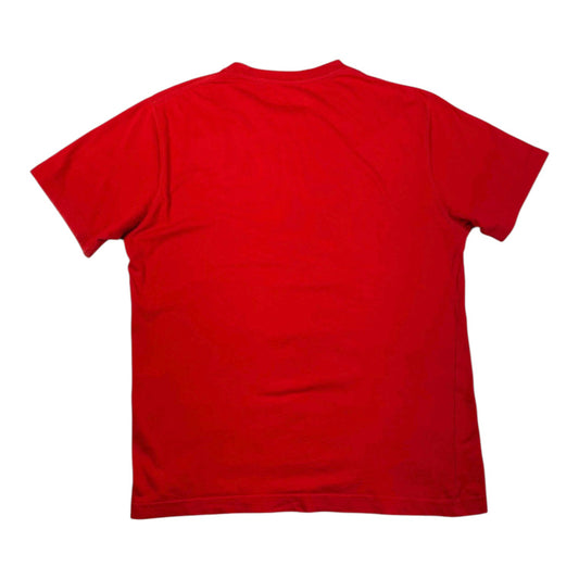 Oakley Distressed Spellout Red T-Shirt
