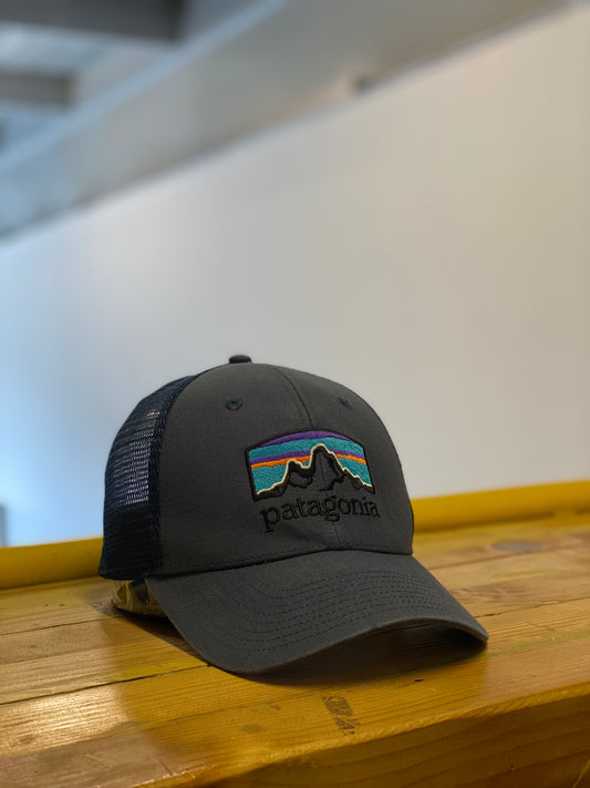 Patagonia Logo Navy Trucker Cap