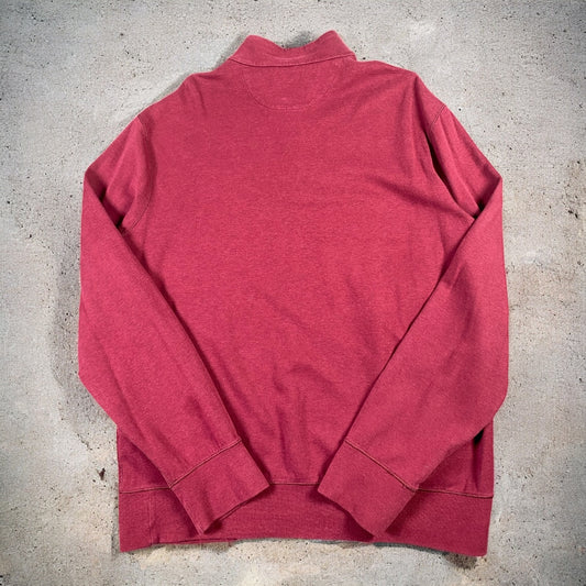 Polo Ralph Lauren Quarter-Zip Fleece Maroon Sweatshirt