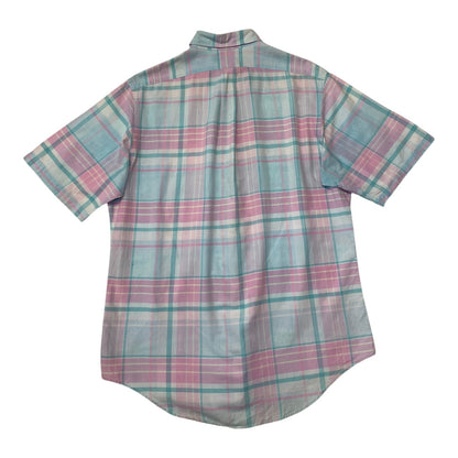Ralph Lauren Hand Woven Pastel Madras Plaid Shirt