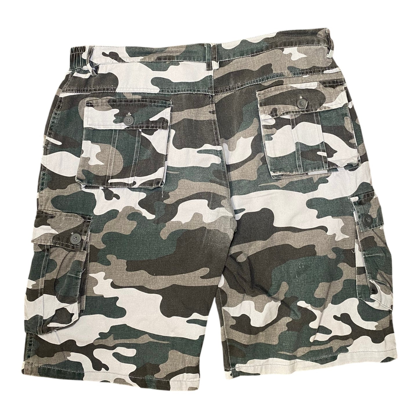 Urban Grey Camo Cargo Shorts