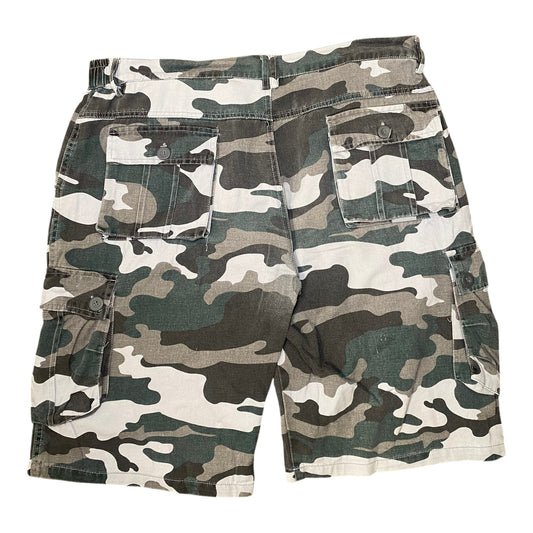Urban Grey Camo Cargo Shorts