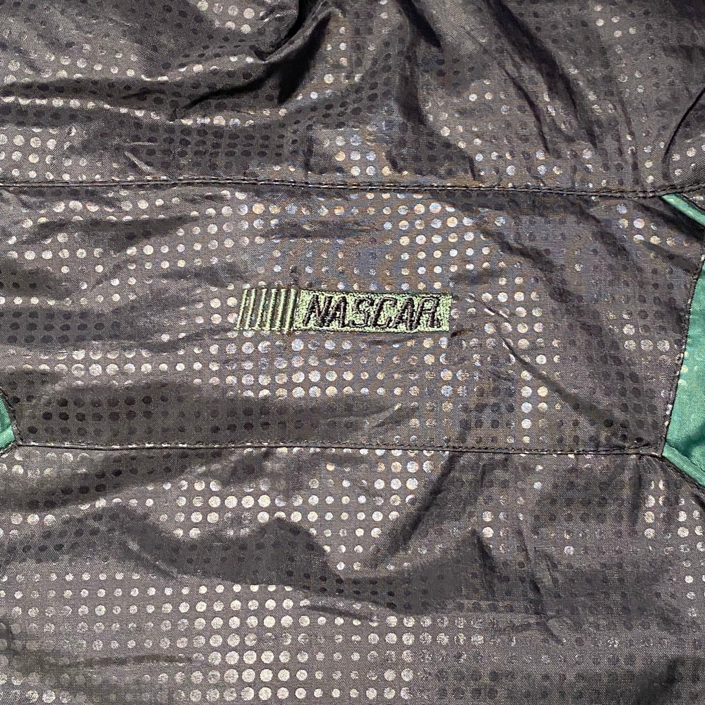 Dale Earnhardt Jr. National Guard Black & Green Windbreaker