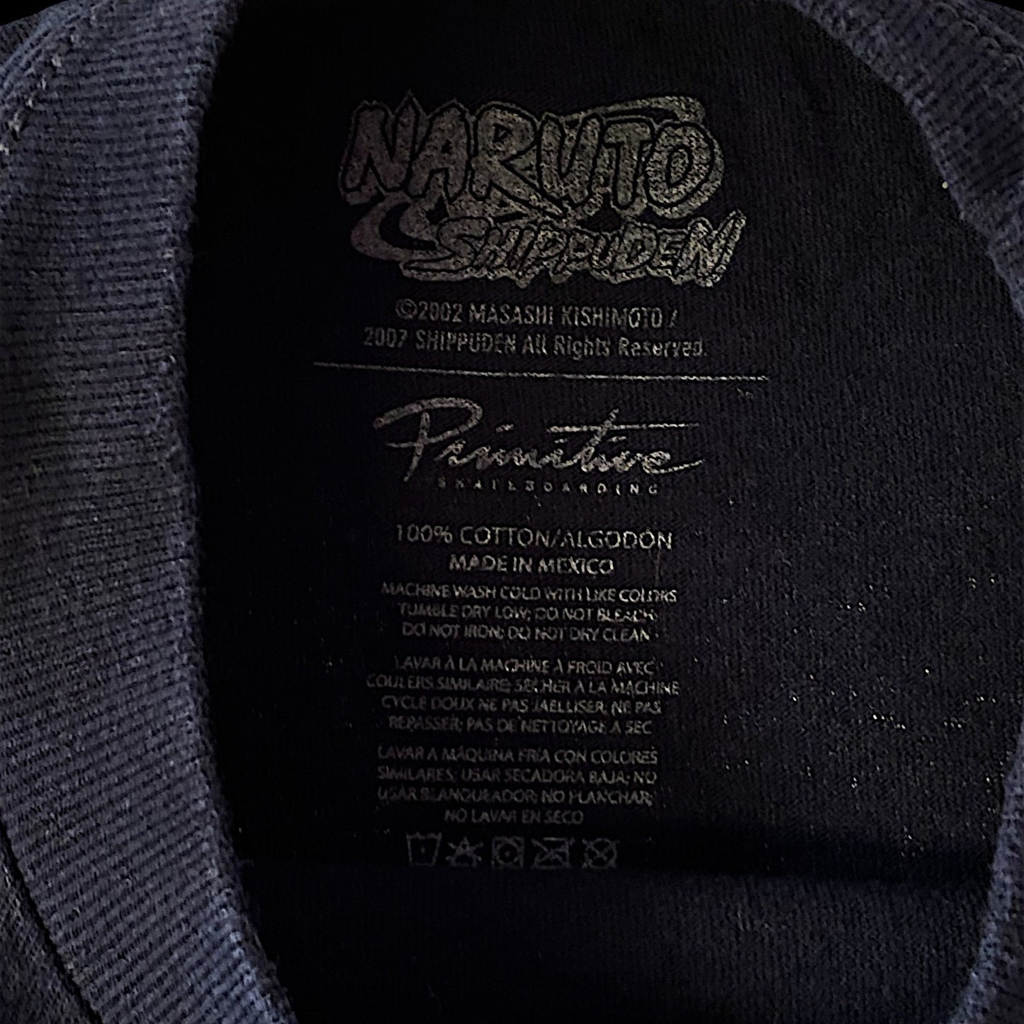 Primitive Skateboarding x Naruto Shippuden Sasuke T-Shirt