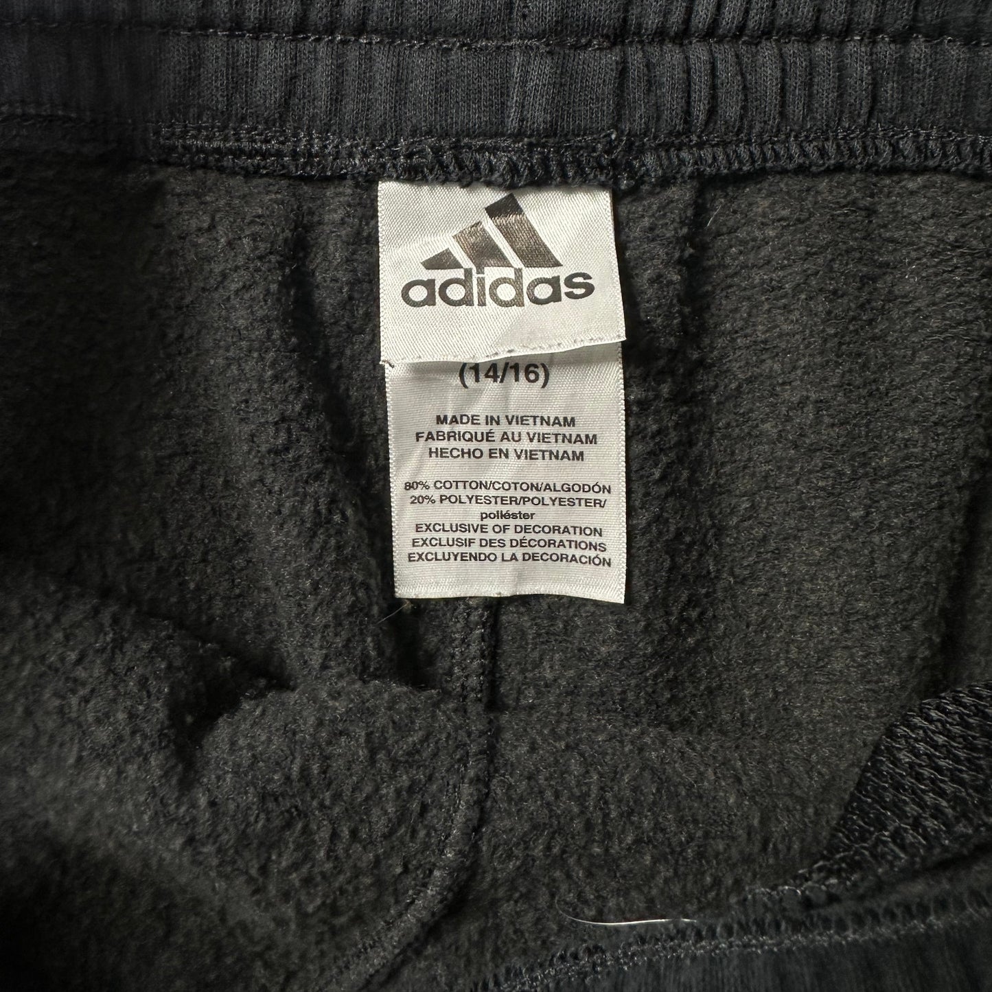Adidas Black Slim Fit Sweatpants