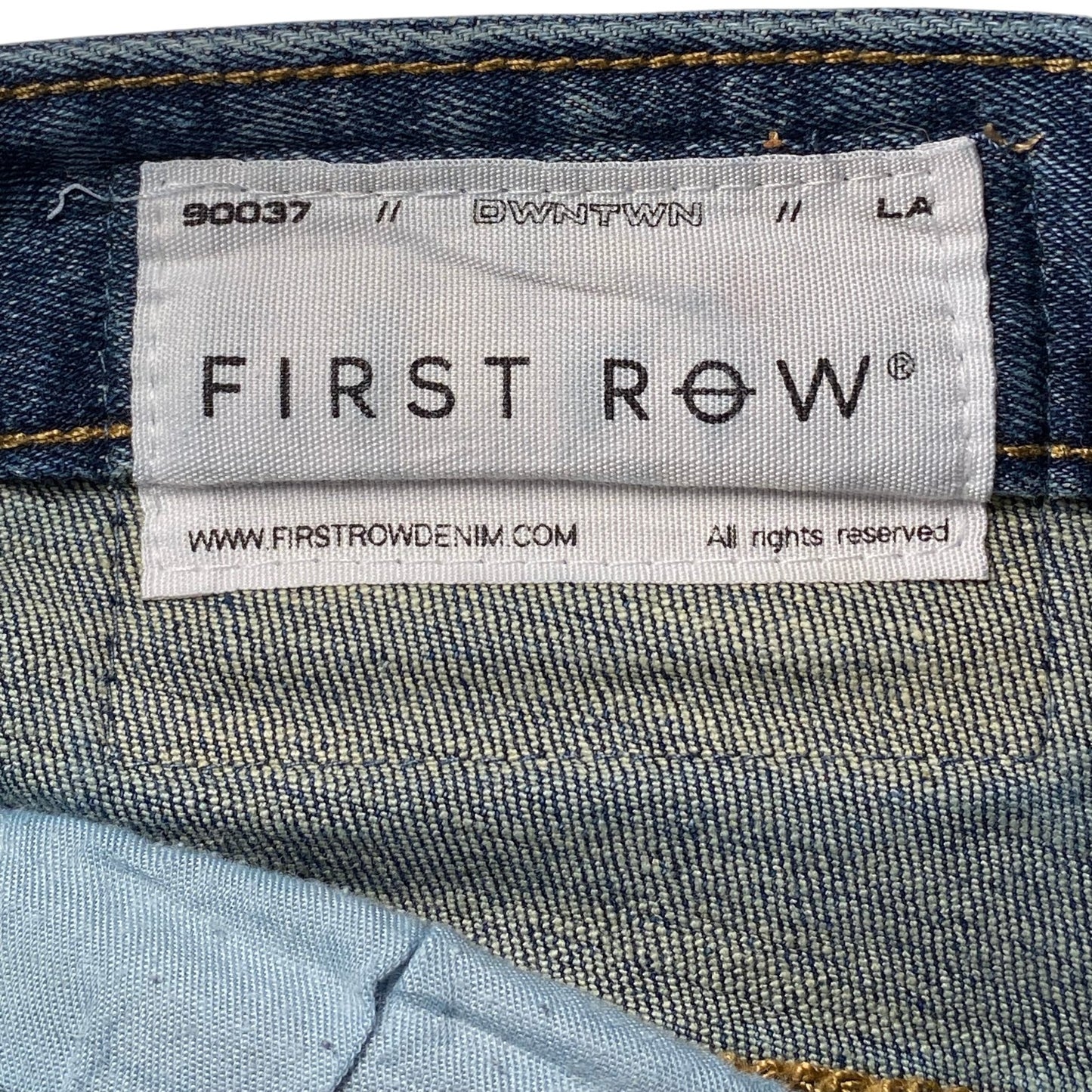 First Row Patchwork Jeans