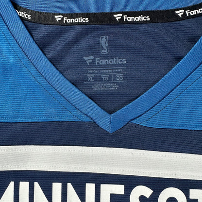 Fanatics NBA Minnesota Timberwolves Towns Navy Jersey