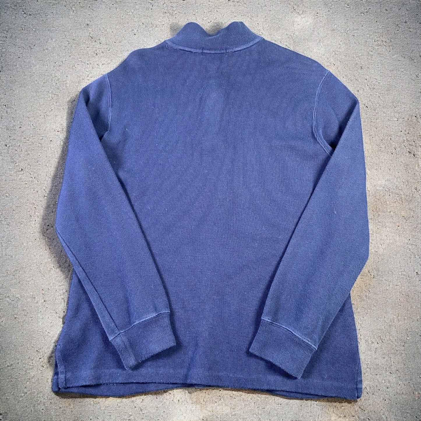 Polo Ralph Lauren Quarter-Zip Long Sleeve Navy Blue Sweater
