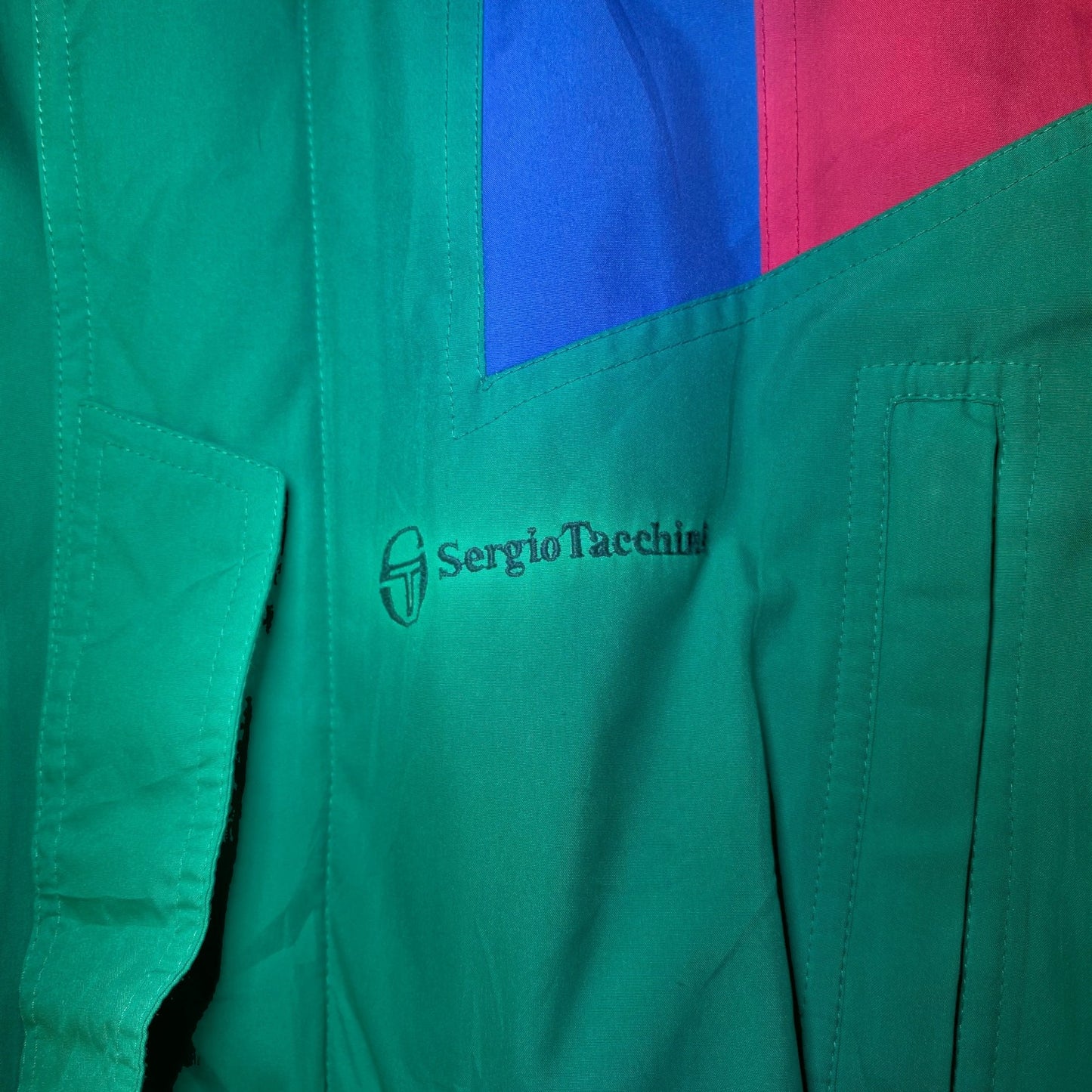 Vintage Sergio Tacchini Multi-Color One-Piece Ski Suit