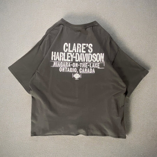 Harley Davidson Ontario Canada Black T-shirt