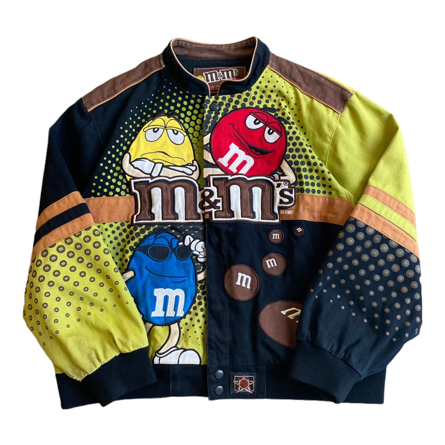 Vintage JH Design Nascar M&M’s Official Licensed Jacket Kids